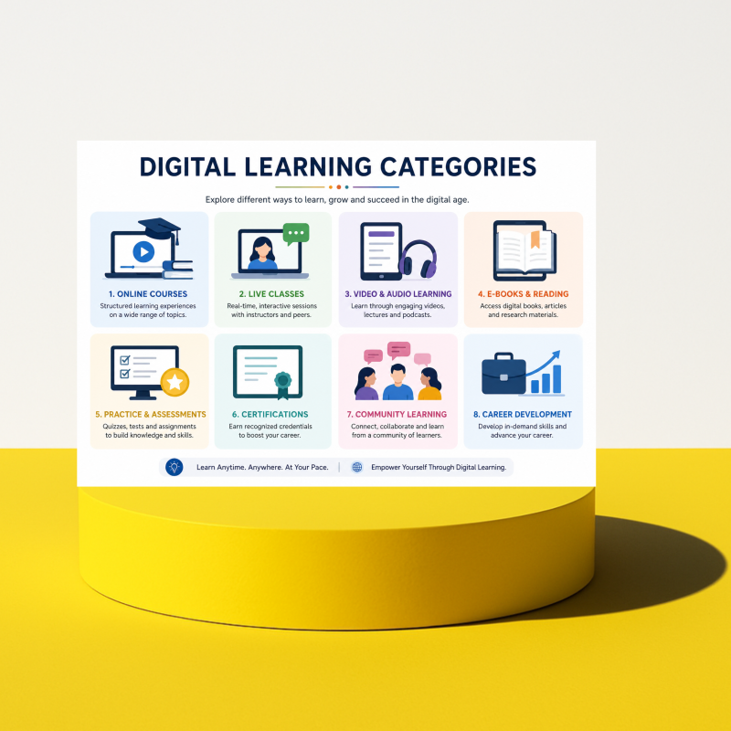 Digital Learning Categories