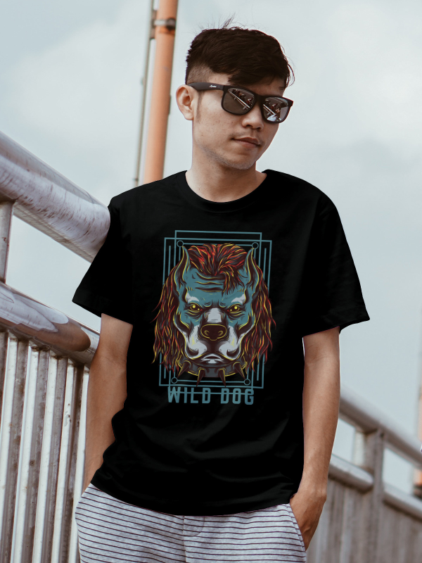 WILD DOG T-shirts (premium designs T-shirts) - WEXORI